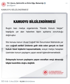 Bakanlıktan 'Konum vergisi' açıklaması
