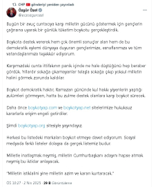 Özel: Boykot demokratik haktır