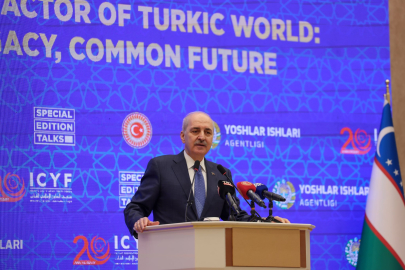 TBMM Başkanı Kurtulmuş,'Türk Dünyasının Yükselen Yıldızı Olarak Gençlik: Ortak Mirasımız, Ortak Geleceğimiz' temalı konferansta konuştu