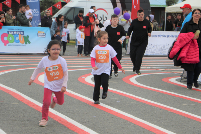 Samsun’da ‘Çocuk Maratonu ve Festivali’ düzenlendi