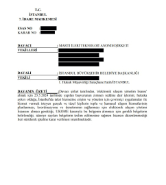 Martı, mahkeme kararıyla e-ulaşım lisansı aldı