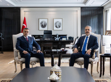 Bakan Fidan, Basra Valisi Eydani'yi kabul etti