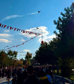 Ankara'da SOLOTÜRK eşliğinde 29 Ekim yürüyüşü