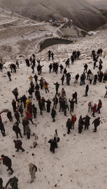 Doğu'da sıcaklıklar sıfırın altında; Palandöken'de kar sürprizi