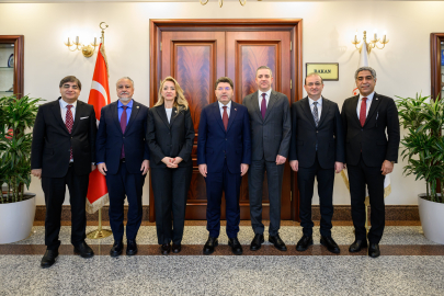 Bakan Tunç, TBB Başkanı Sağkan'ı kabul etti