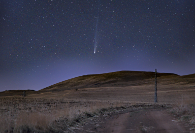 Bitlis semalarında kuyruklu yıldız 'Lemmon'u görüntüledi