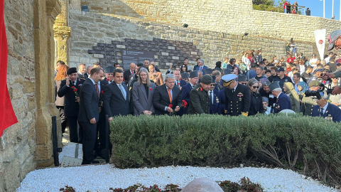 Çanakkale Savaşları'nın ilk şehitleri, törenle anıldı