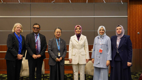 Bakan Göktaş, 2’nci Dünya Sosyal Kalkınma Zirvesi kapsamında ikili görüşmelerde bulundu