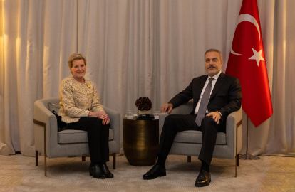 Bakan Fidan, 'Finlandiya İslam Cemaati' temsilcilerini kabul etti