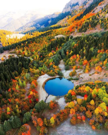 'Sakin şehir’ Şavşat’ta sonbaharda renk cümbüşü