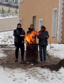 Erzurum'da kent merkezinde sağanak, yüksek kesimlerde kar