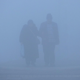 Erzurum'da sis etkisini sürdürüyor