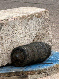 İstanbul- Şile'de havan topu olduğu değerlendirilen mühimmat bulundu