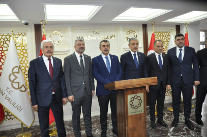 Bakan Tekin, Mardin'de