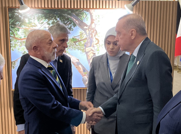 Cumhurbaşkanı Erdoğan, Brezilya Devlet Başkanı Silva ile bir araya geldi