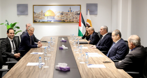 Eski İngiltere Başbakanı Tony Blair, Filistin'de