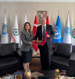 Moldova Ankara Büyükelçisi Serebrian, ULUSKON Başkanı Atasoy’u ziyaret etti