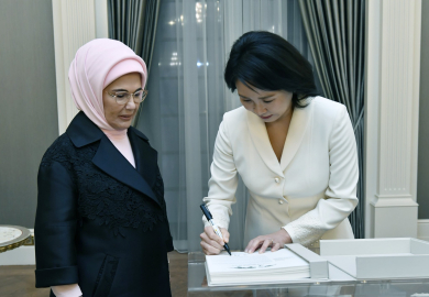 Güney Kore Cumhurbaşkanı’nın eşi Kyung 'Küresel Sıfır Atık İyi Niyet Beyanı'nı imzaladı