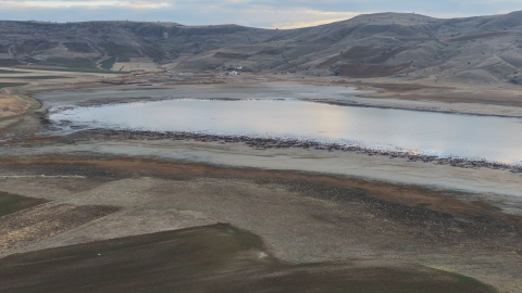 Kuruyunca kuşların da terk ettiği göl, yağışlarla yeniden 'hayat' buldu / Ek fotoğraflar