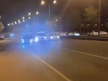 Diyarbakır’da yarışan 3 aracın karıştığı kaza kamerada: 3 yaralı