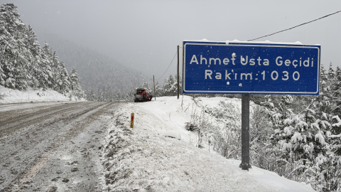 Karabük’te kar yağışı