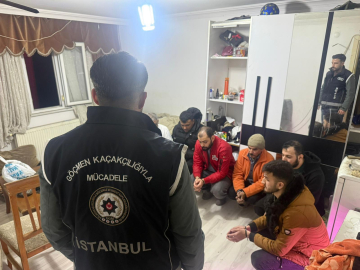 İstanbul - Bağcılar'da kaçak göçmenlere operasyon: 6 gözaltı