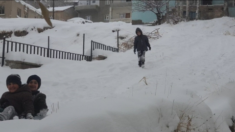 Van'da 341 yerleşim yeri kardan kapalı; okullar da tatil (2)