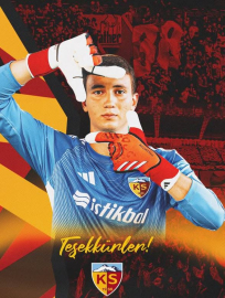 Zecorner Kayserispor'dan genç file bekçisi Şamil Öztürk'e teşekkür