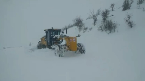 Elazığ'da 182 köy yolu kardan ulaşıma kapandı