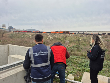 Gönen Çayı'na deşarjı bulunan 25 işletme denetlendi