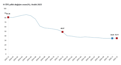 TÜİK: Hizmet üretici fiyatları aralıkta arttı