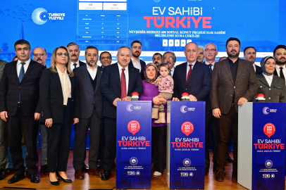 Nevşehir’de 'Yüzyılın Konut Projesi'nde kuralar çekildi