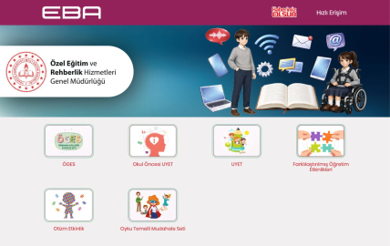 Özel Eğitim Materyal Platformu, 'EBA'da erişime açıldı