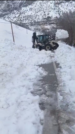 Van'da çığ düştü; kardan temizlenen yol yeniden kapandı