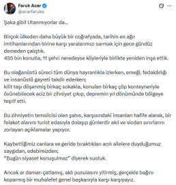 AK Parti'li Acar'dan, Özgür Özel'e tepki