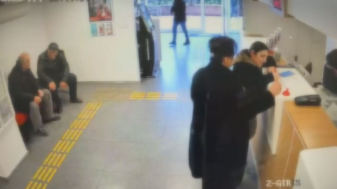 İstanbul- Fatih'teki banka soygunu kamerada