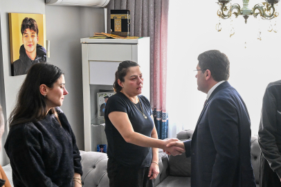 Adalet Bakanı Tunç’tan, Atlas Çağlayan’ın ailesine ziyaret