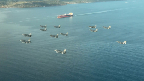 MSB: Çok uçaklı taarruz eğitimi, icra edildi