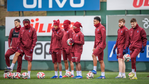 Trabzonspor’da Fenerbahçe maçı hazırlıkları sürüyor