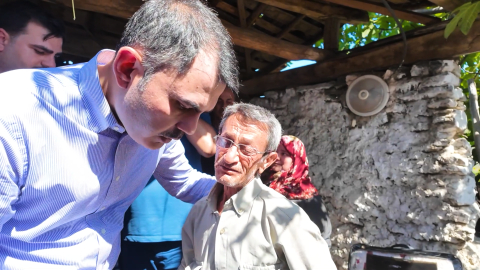 Bakan Kurum: Cavit amcanın artık yüzü gülüyor