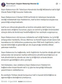 Dışişleri Sözcüsü Keçeli: Bakanımızın ifadelerinin Irak’ın iç işlerine karışıldığı iddiasıyla çarpıtılmasını reddediyoruz