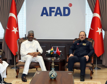 AFAD Başkanı Pehlivan, Gana İçişleri Bakanı Muntaka ile görüştü