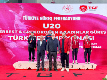 U20 Kadınlar Güreş Türkiye Şampiyonası tamamlandı