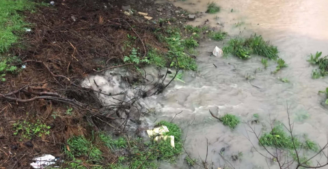 'İZSU Atık Su Pompa İstasyonu'ndan taşan kanalizasyon suları Tahtalı Barajı'na karışıyor'