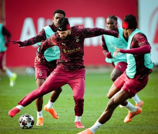 Galatasaray, Juventus maçı hazırlıklarını sürdürdü