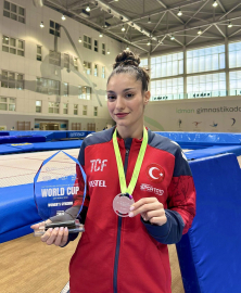 Trampolin cimnastikte İzmir'e iki madalya