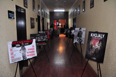 Katliamın 34'üncü yılında Hocalı şehitleri anıldı