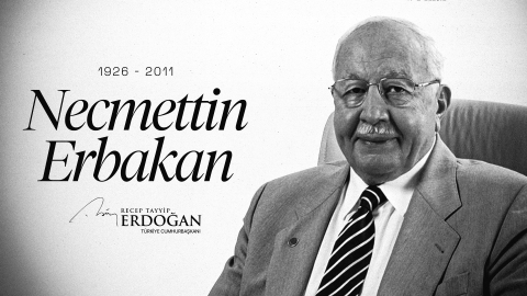 İstanbul- Cumhurbaşkanı Erdoğan, Necmettin Erbakan'ı vefatının 15'inci yılında andı