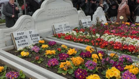 İstanbul - Necmettin Erbakan vefatının 15’inci yılında kabri başında anıldı