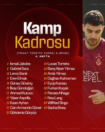 Galatasaray'da Corendon Alanyaspor maçının kamp kadrosu açıklandı